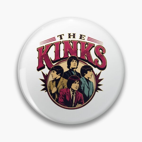 Item preview, The Kinks Vintage Band Logo & Members designed and sold by Love-bloock.