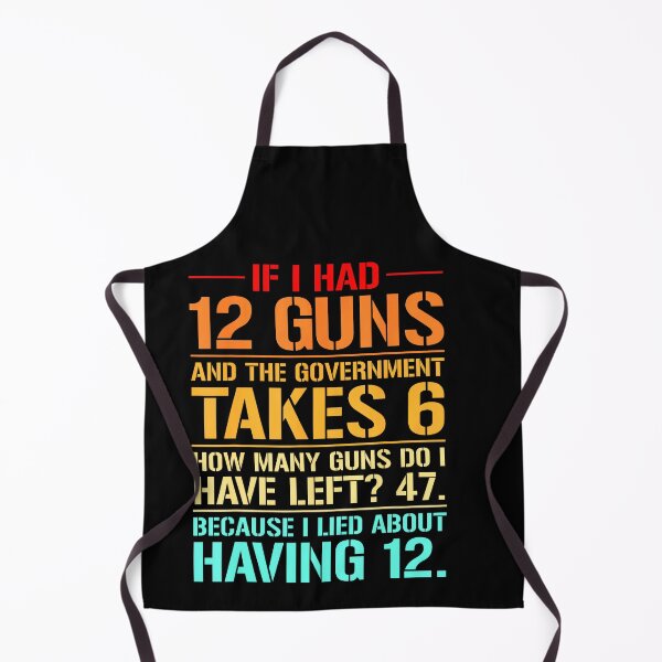 Item preview, Funny Second Amendment Math 12 Guns Government Humor designed and sold by HaytamShop.