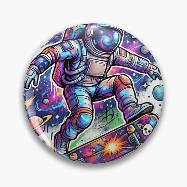 Item preview, Skateboarding Astronaut Kickflip In Outer Space designed and sold by 4uoffers.