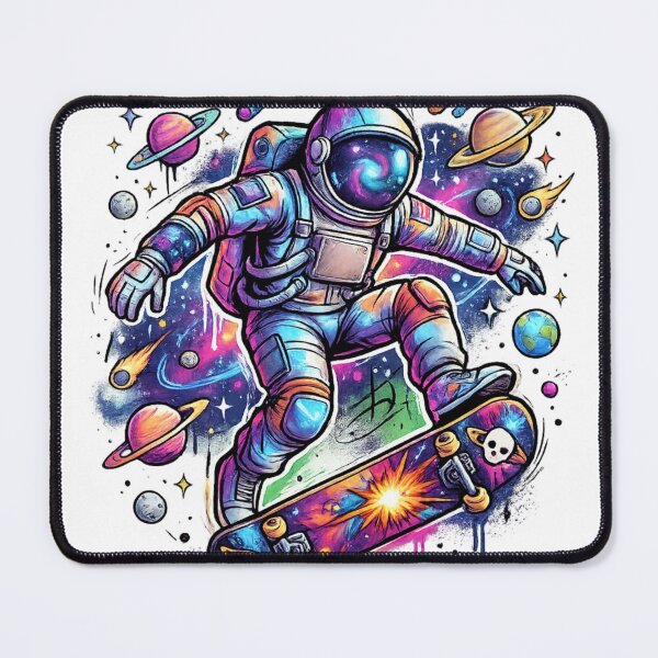 Item preview, Skateboarding Astronaut Kickflip In Outer Space designed and sold by 4uoffers.