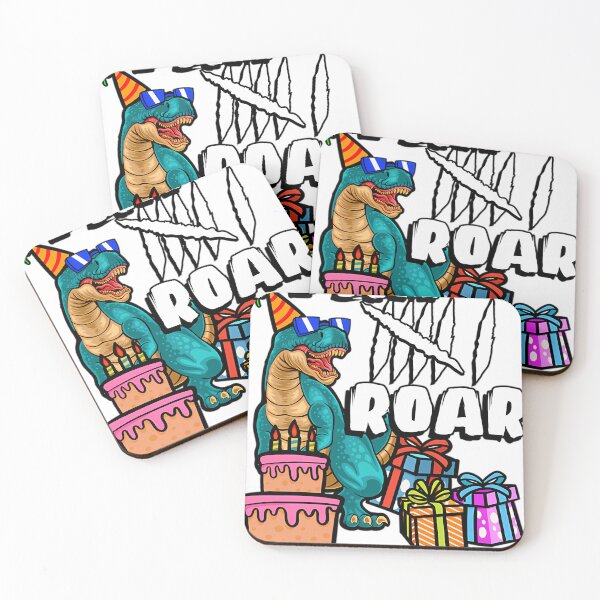 Item preview, I Am 6 Roar  Dinosaur Birthday designed and sold by MarineCanvas.