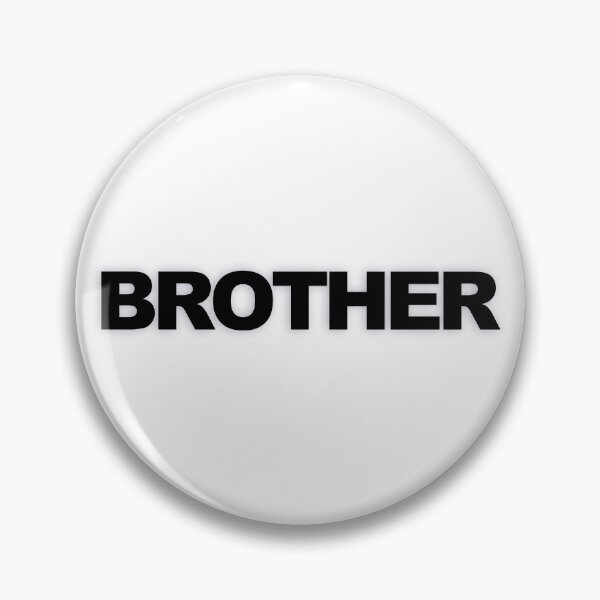 Item preview, BROTHER — Black Minimal Bold Type Statement designed and sold by WORDPAUSE.