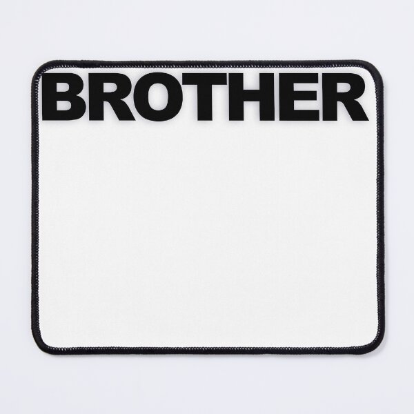 Item preview, BROTHER — Black Minimal Bold Type Statement designed and sold by WORDPAUSE.