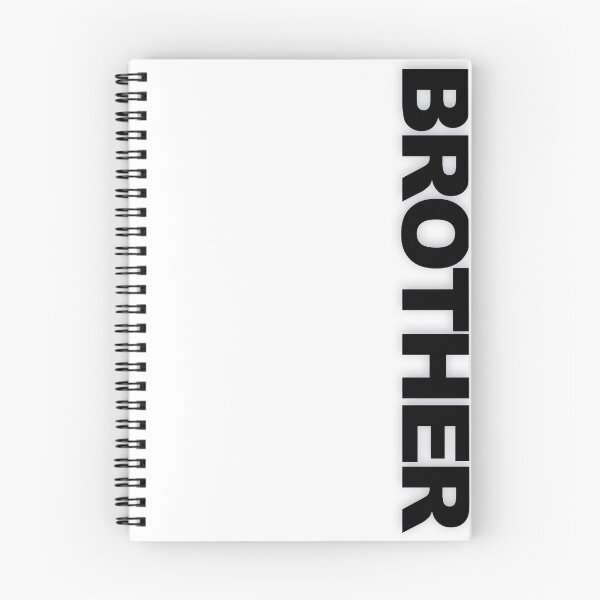 Item preview, BROTHER — Black Minimal Bold Type Statement designed and sold by WORDPAUSE.
