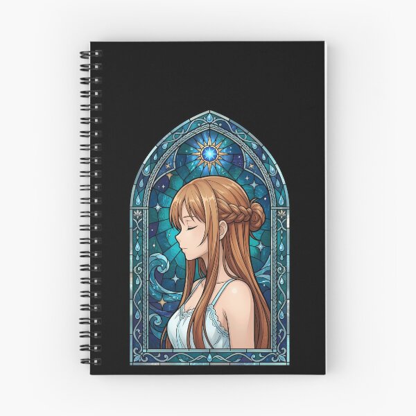 Item preview, Asuna Sword Art Online Celestial Stained Glass Anime Girl designed and sold by mildaclairmo.