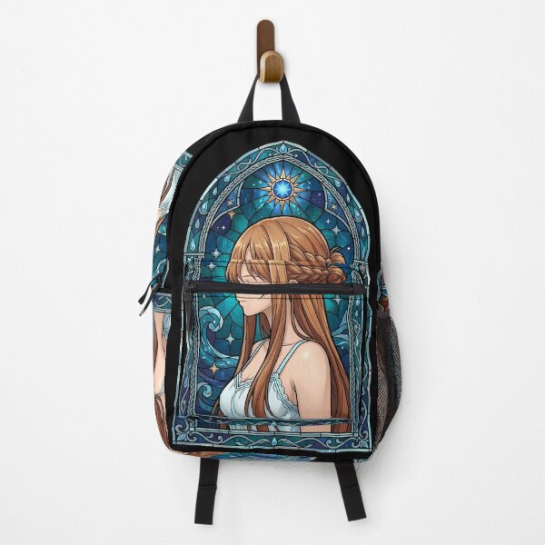 Item preview, Asuna Sword Art Online Celestial Stained Glass Anime Girl designed and sold by mildaclairmo.