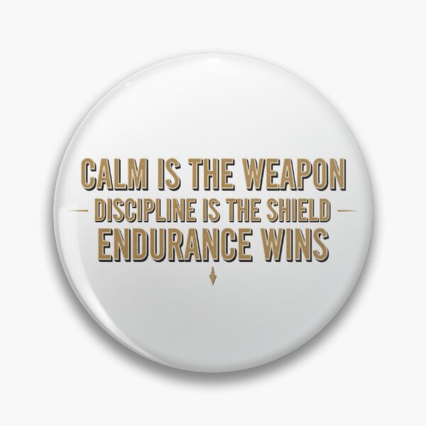 Item preview, Calm Discipline and Endurance Win designed and sold by syotos-ai.