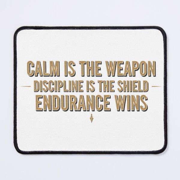 Item preview, Calm Discipline and Endurance Win designed and sold by syotos-ai.