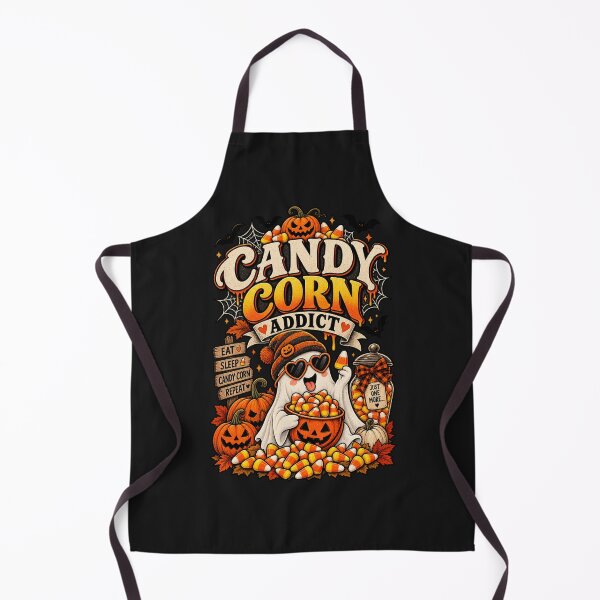 Item preview, Candy Corn Addict Funny Cute Halloween Candy Retro Design designed and sold by mocci10.