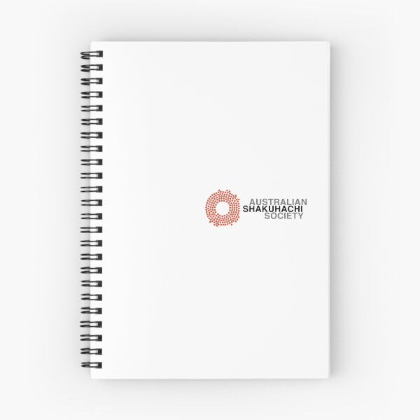 Item preview, Small Australian Shakuhachi Society logo with text (light backgrounds) designed and sold by shakuhachi.