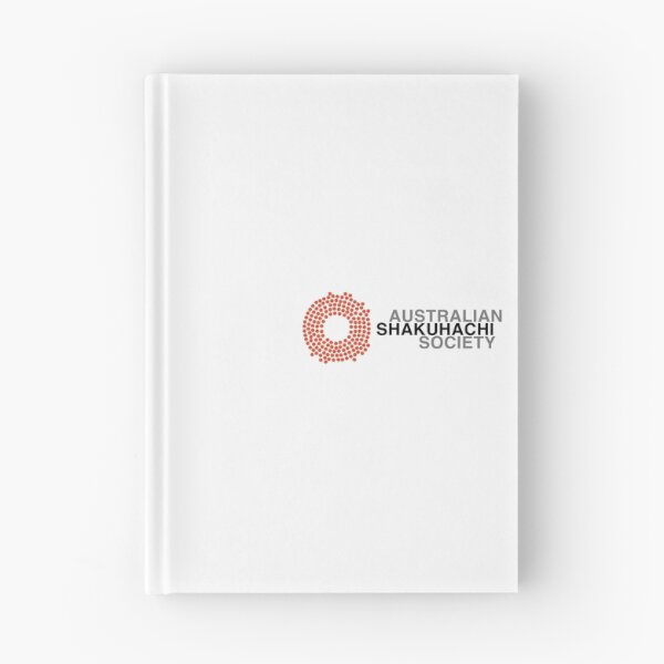 Item preview, Small Australian Shakuhachi Society logo with text (light backgrounds) designed and sold by shakuhachi.
