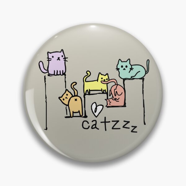 Item preview, Cute Love Cats Drawing  designed and sold by TackyTime.