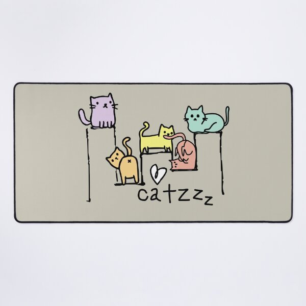 Item preview, Cute Love Cats Drawing designed and sold by TackyTime.