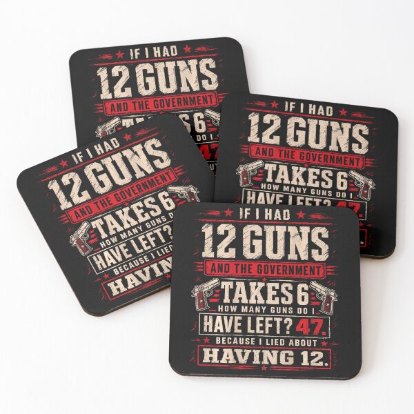 Item preview, Funny Second Amendment Math 12 Guns Government designed and sold by HayleePacoch.