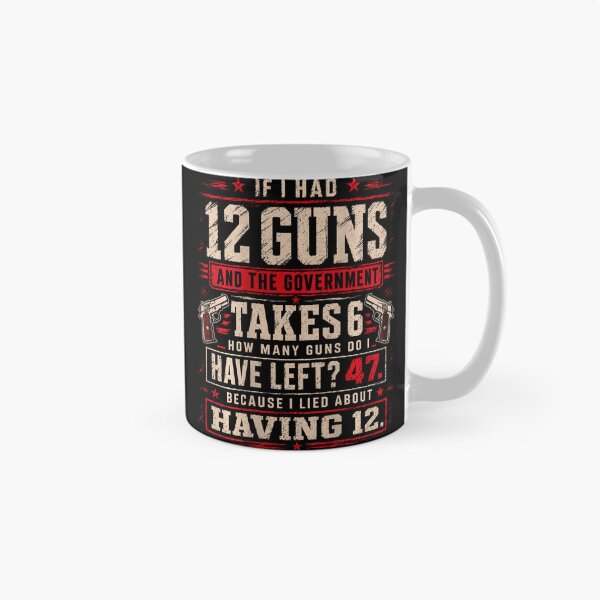 Item preview, Funny Second Amendment Math 12 Guns Government designed and sold by HayleePacoch.