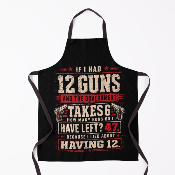 Item preview, Funny Second Amendment Math 12 Guns Government designed and sold by HayleePacoch.