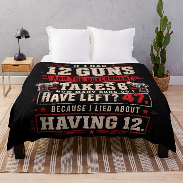Item preview, Funny Second Amendment Math 12 Guns Government designed and sold by HayleePacoch.