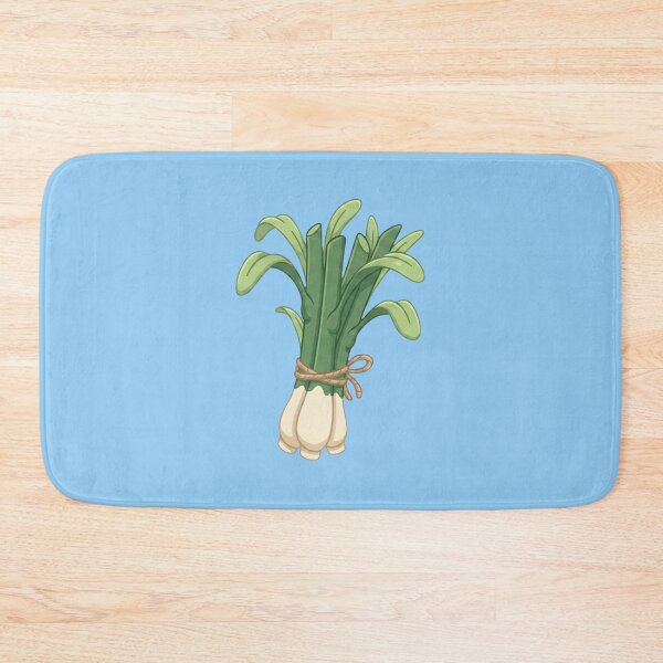 Item preview, Cute Green Onion Bundle Kawaii Scallion Leek Vegetables Illustration designed and sold by Indraokta22.