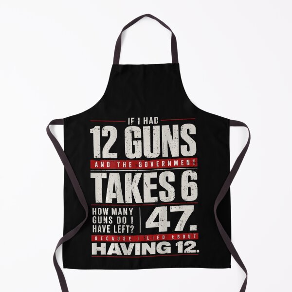 Item preview, Funny Second Amendment Math 12 Guns Government Humor designed and sold by HaytamShop.