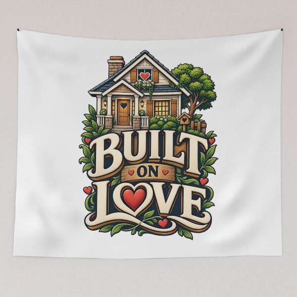 Item preview, Built On Love Home designed and sold by Ahsacom.
