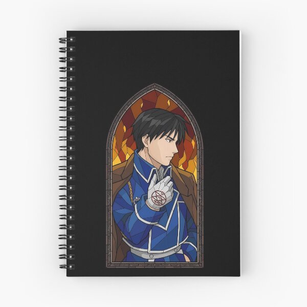 Item preview, Roy Mustang Fullmetal Alchemist Blue Uniform Stained Glass designed and sold by mildaclairmo.