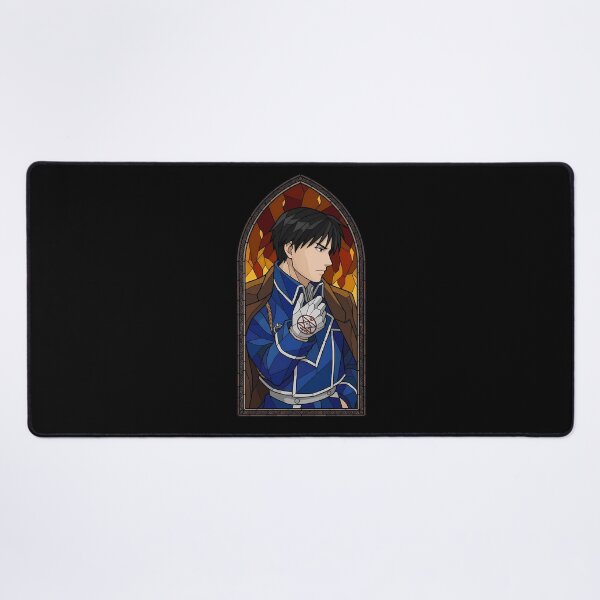 Item preview, Roy Mustang Fullmetal Alchemist Blue Uniform Stained Glass designed and sold by mildaclairmo.