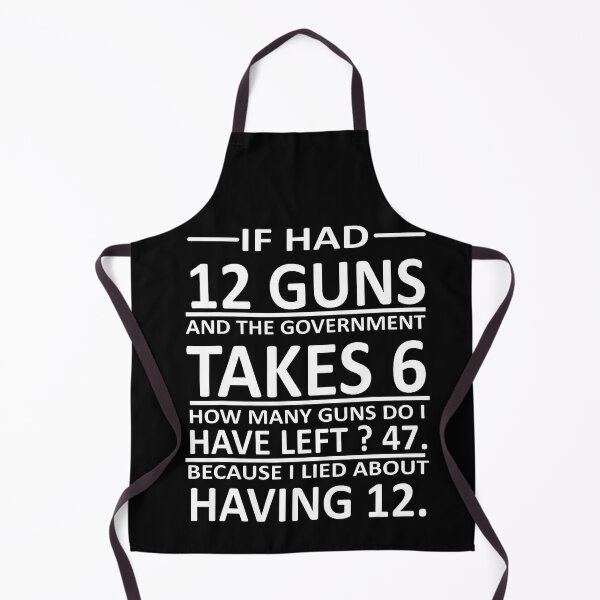 Item preview, Funny Second Amendment Math 12 Guns Government designed and sold by HayleePacoch.