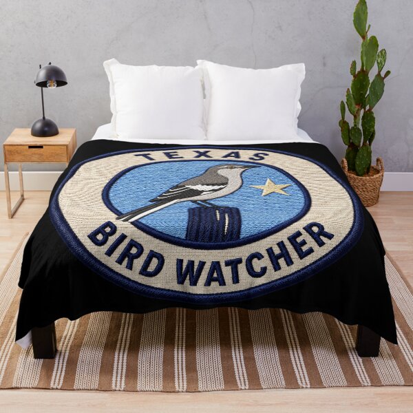 Item preview, Texas Bird Watcher – Northern Mockingbird Patch designed and sold by The-Drip-Studio.