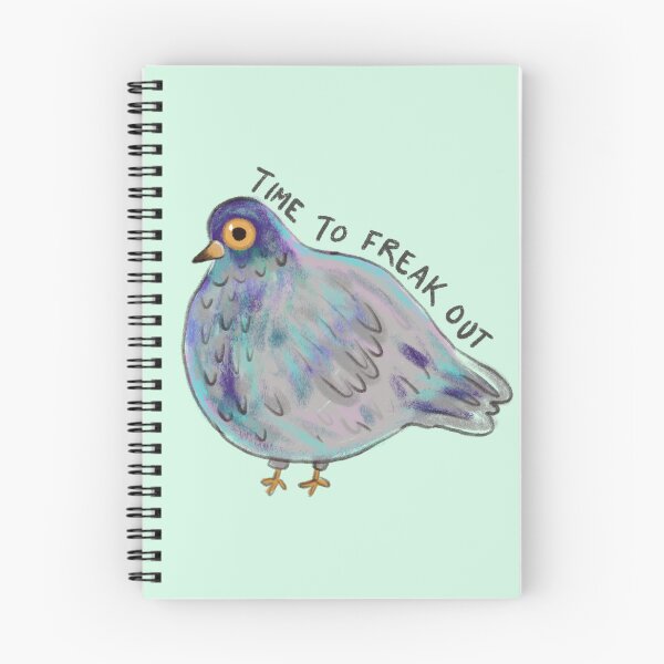 Item preview, Time to Freak Out Pigeon designed and sold by Stephanie McRae.