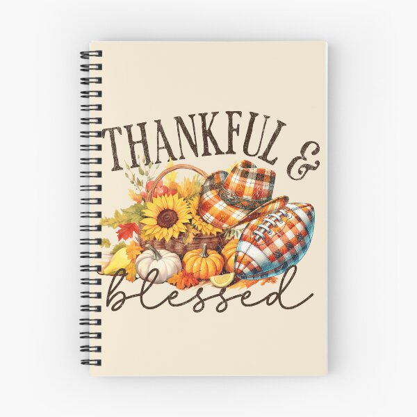 Item preview, Thankful & Blessed Fall Harvest with Pumpkins and Sunflowers designed and sold by NotasCreativa.