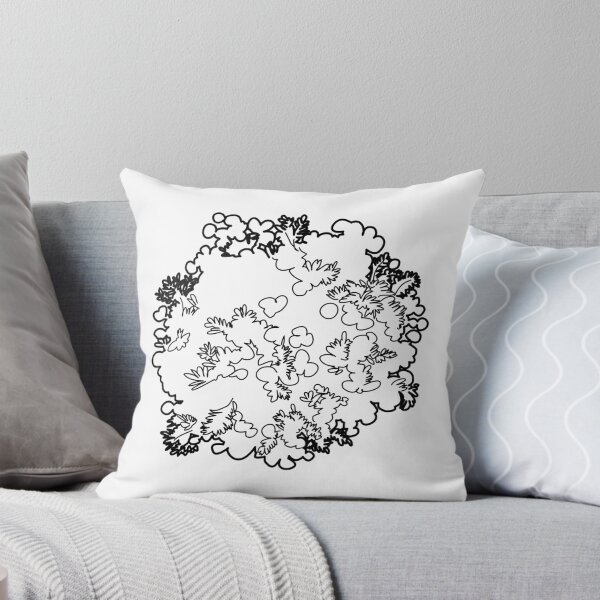 Item preview, Tree top view landscape plan symbol — hand-drawn architectural plant, bush, and canopy sketch for site plan blueprints. designed and sold by zanaxxer.