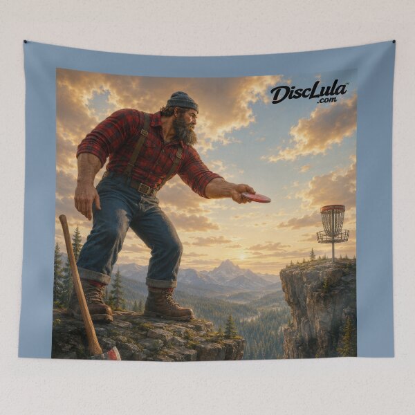 Item preview, Bunyan takes a stance for disc golf designed and sold by DiscLula.