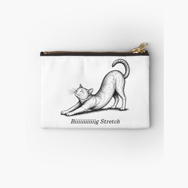 Item preview, Big Stretch Cute Funny Cat Stretching designed and sold by Eh Plus Designs.