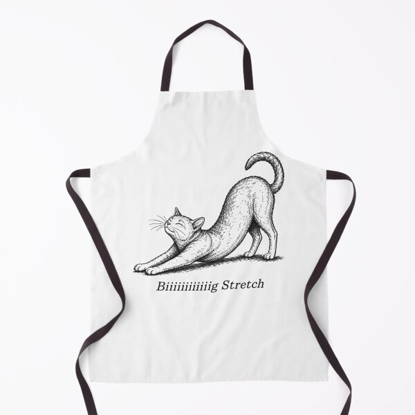 Item preview, Big Stretch Cute Funny Cat Stretching designed and sold by Eh Plus Designs.