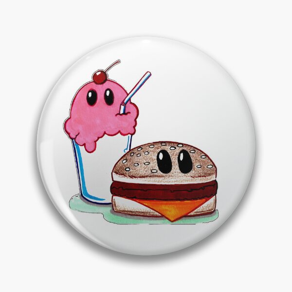 Item preview, Cute Burger and Milkshake Best Friends designed and sold by Stoner Steve.