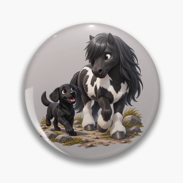 Item preview, Icelandic Horse & Labrador Best Friends designed and sold by LST-Desings.