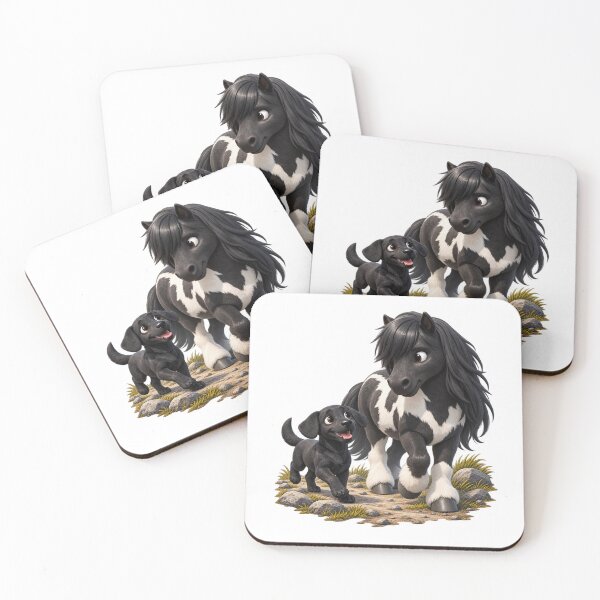 Item preview, Icelandic Horse & Labrador Best Friends designed and sold by LST-Desings.