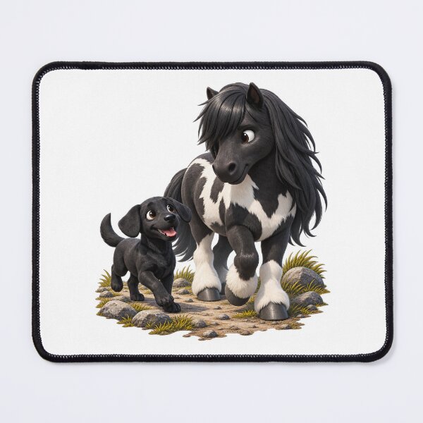 Item preview, Icelandic Horse & Labrador Best Friends designed and sold by LST-Desings.