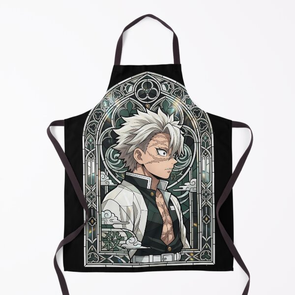 Item preview, Sanemi Shinazugawa Demon Slayer Stained Glass Noble Wind Portrait designed and sold by mildaclairmo.