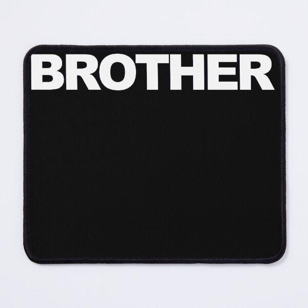 Item preview, BROTHER — White Minimal Bold Type Statement designed and sold by WORDPAUSE.