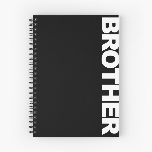 Item preview, BROTHER — White Minimal Bold Type Statement designed and sold by WORDPAUSE.