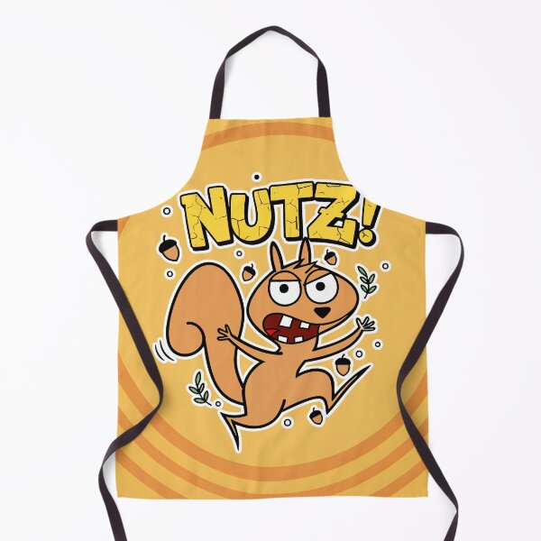 Item preview, NUTZ! Frantic Squirrel Cartoon Square Edition designed and sold by Taridesign.