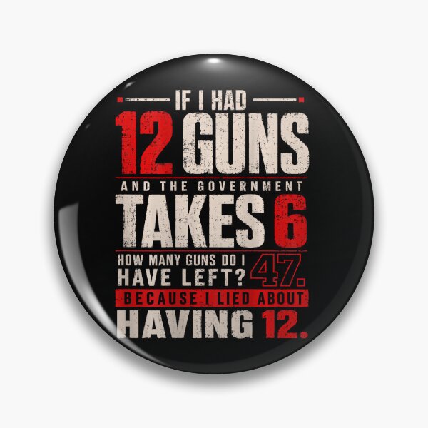 Item preview, Funny Second Amendment Government Math Gun Rights designed and sold by HayleePacoch.