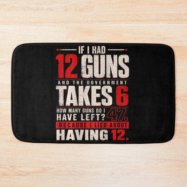 Item preview, Funny Second Amendment Government Math Gun Rights designed and sold by HayleePacoch.