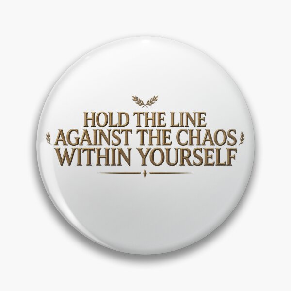 Item preview, Hold the Line Within Yourself designed and sold by syotos-ai.