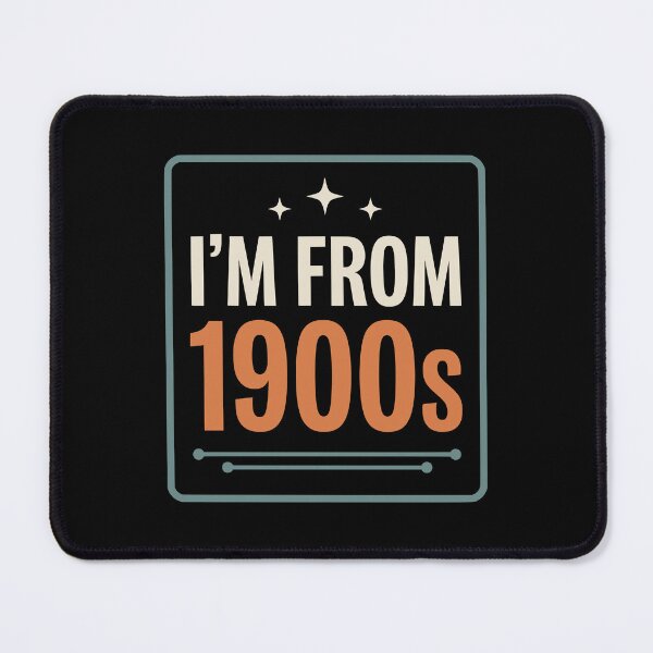 Item preview, Im From 1900s Nostalgia Retro Minimalist Design AUG-355 designed and sold by noberic.
