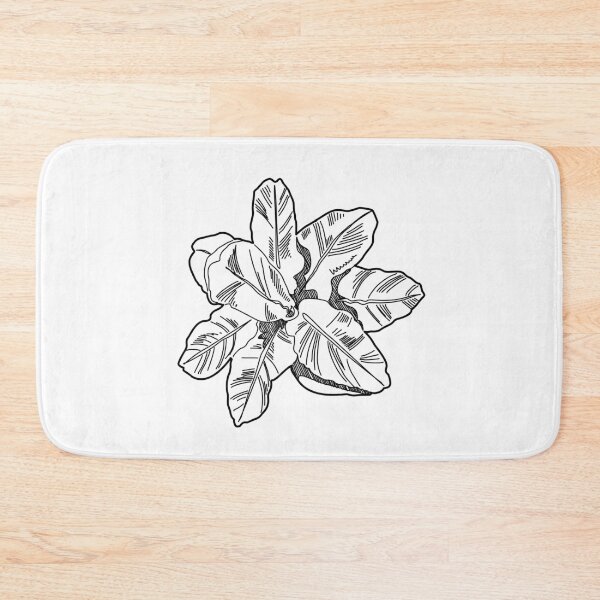 Item preview, Plant top view landscape plan symbol hand drawn broadleaf tropical foliage sketch for architectural site design designed and sold by zanaxxer.