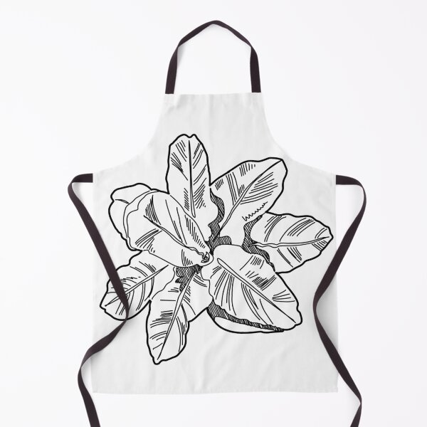 Item preview, Plant top view landscape plan symbol hand drawn broadleaf tropical foliage sketch for architectural site design designed and sold by zanaxxer.