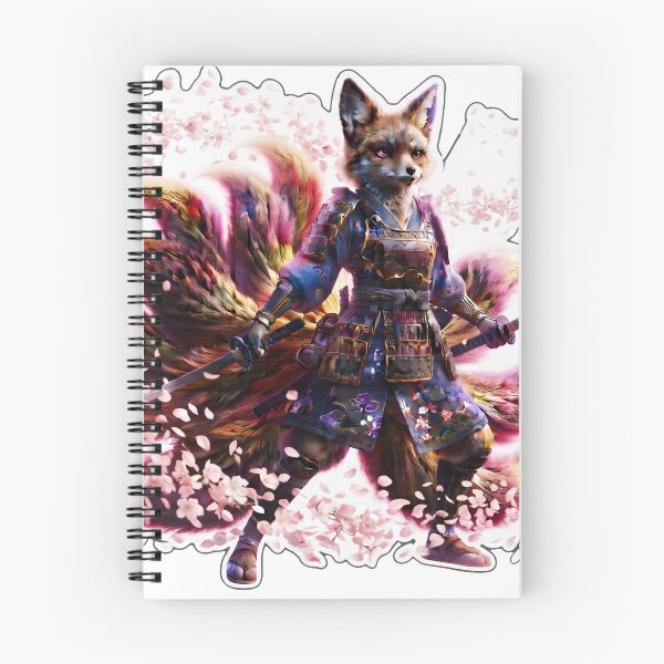 Item preview, Crimson Blossom Kitsune Samurai designed and sold by DraysDesigns.