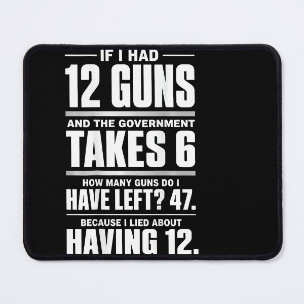 Item preview, Funny Second Amendment Government Math Gun Rights designed and sold by HayleePacoch.